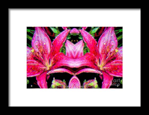 Flower Framed Print featuring the photograph Sizzle by Beverly Shelby