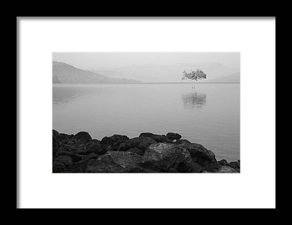 Serene Framed Print featuring the photograph SKC 0087 Serene Landscape by Sunil Kapadia