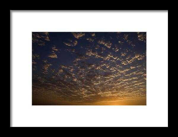 Abstract Framed Print featuring the photograph SKC 0259 Cloud Spread by Sunil Kapadia
