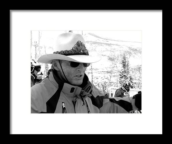  Framed Print featuring the photograph Ski Legend Billy Kidd by Pat Moore