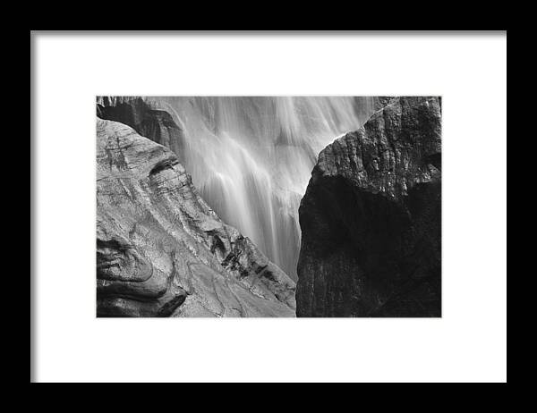 Rough Framed Print featuring the photograph SKN 4284 The Rough and the Smooth by Sunil Kapadia