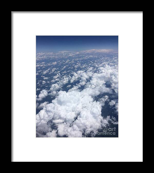 Clouds Framed Print featuring the photograph Sky Bird by Pamela Henry