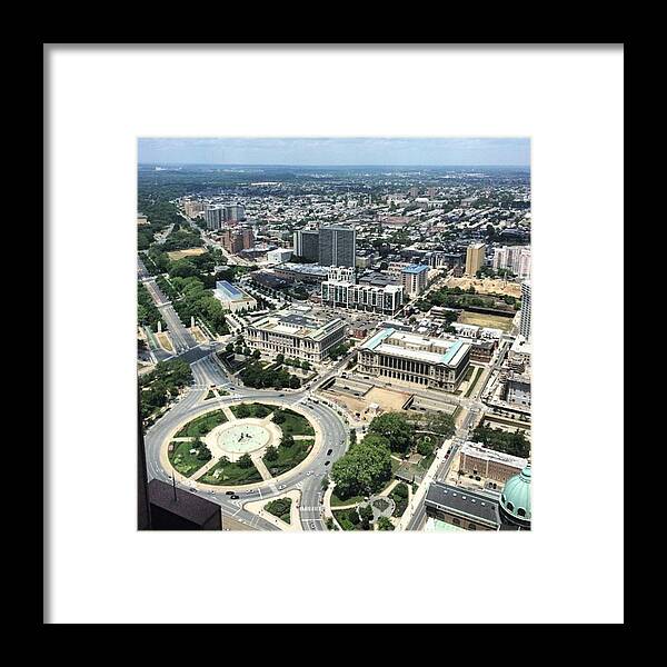 Visitphilly Framed Print featuring the photograph Sky Brunch Views. Not Too Shabby by Katie Cupcakes