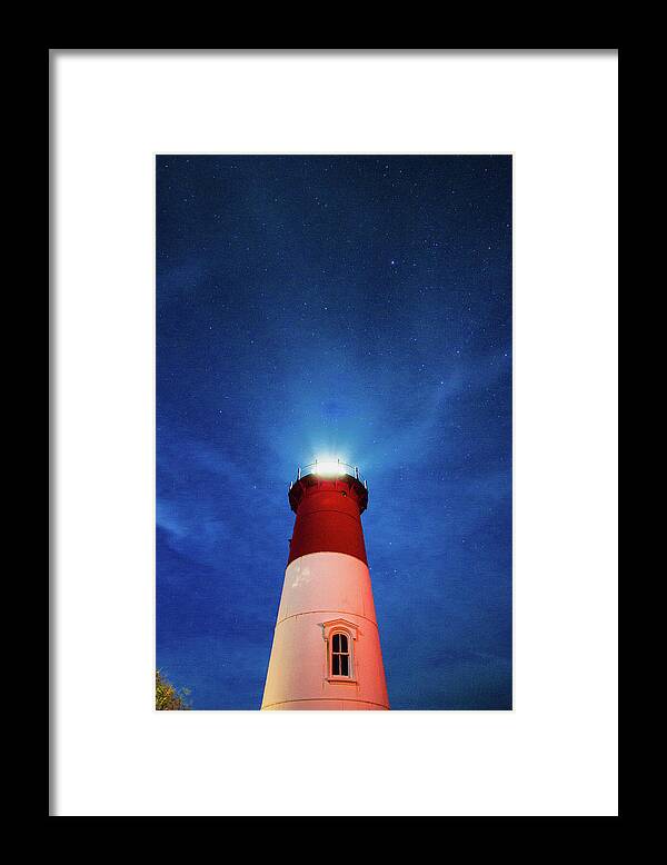 Nauset Light Framed Print featuring the photograph Sky Full Of Stars by Juergen Roth