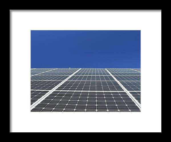 Abstract Framed Print featuring the photograph Sky Grid by Lyle Crump
