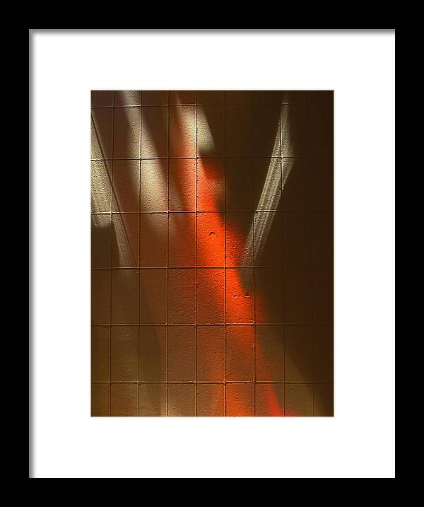 Abstract Framed Print featuring the photograph Sky Light Painting by Mykel Davis