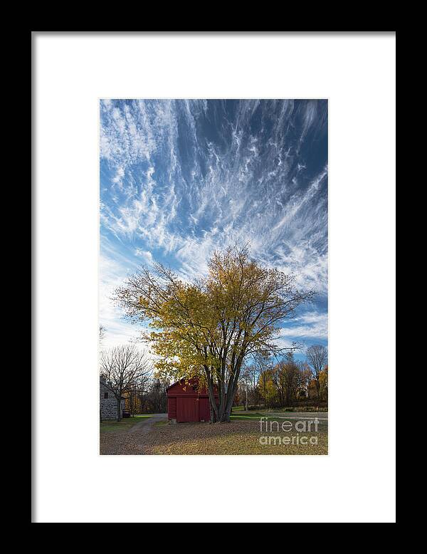 Homestead Framed Print featuring the photograph Sky Over the Homestead by Nicki McManus