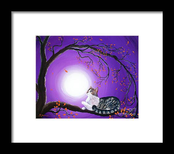 Original Framed Print featuring the painting Skye by Laura Iverson