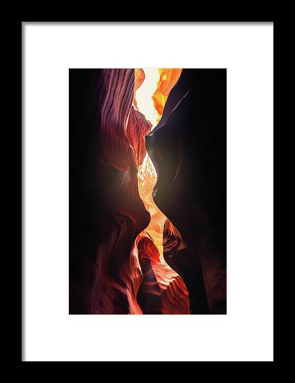 Horseshoe Framed Print featuring the photograph Skylight by Peter Hull