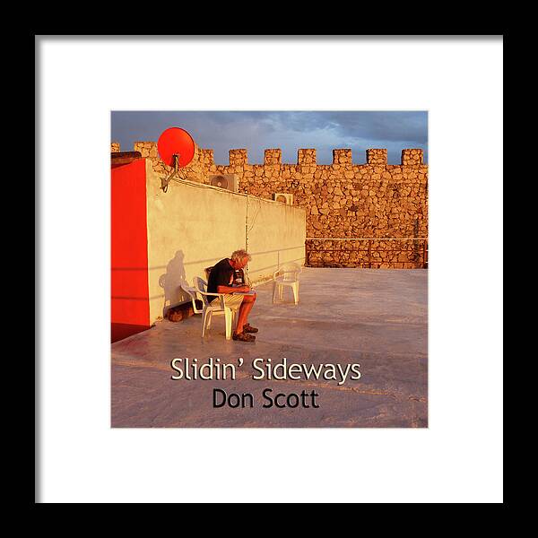 Mexican Architecture Framed Print featuring the photograph Slidin' Sideways by Rosanne Licciardi