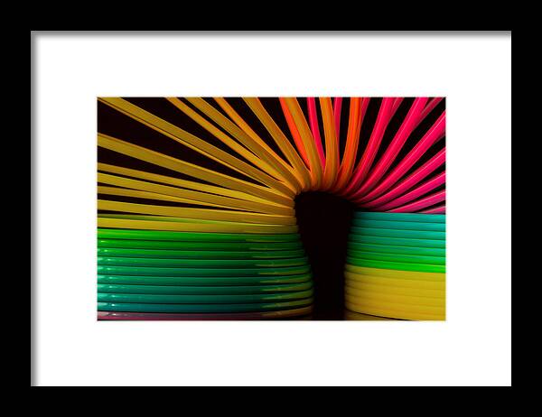 Slinky Framed Print featuring the photograph Slinky by Bob Cournoyer