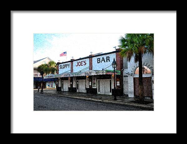 Sloppy Joe's Bar Key West Framed Print featuring the photograph Sloppy Joe's Bar Key West by Bill Cannon