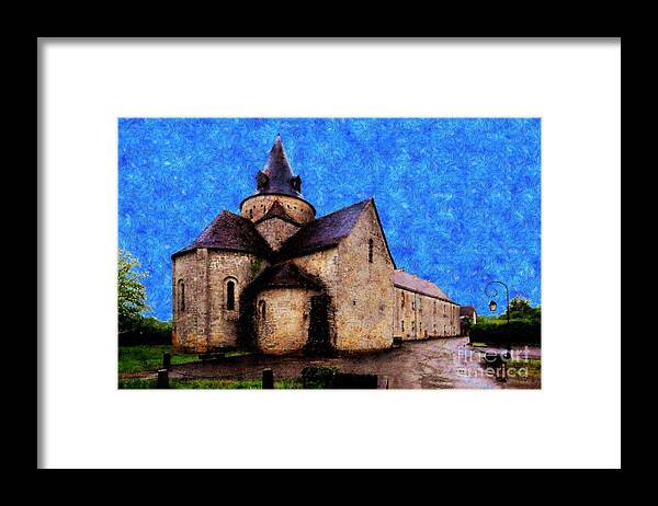 Vincent Van Gogh Framed Print featuring the photograph Small Church 1 by Jean Bernard Roussilhe