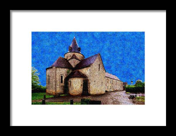 Angel Framed Print featuring the photograph Small Church 4 by Jean Bernard Roussilhe