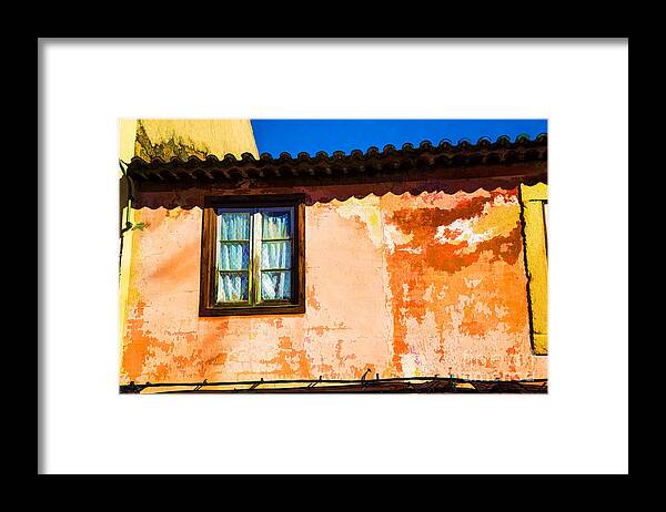 Portugal Cityscapes Walls Framed Print featuring the photograph Small Window by Rick Bragan