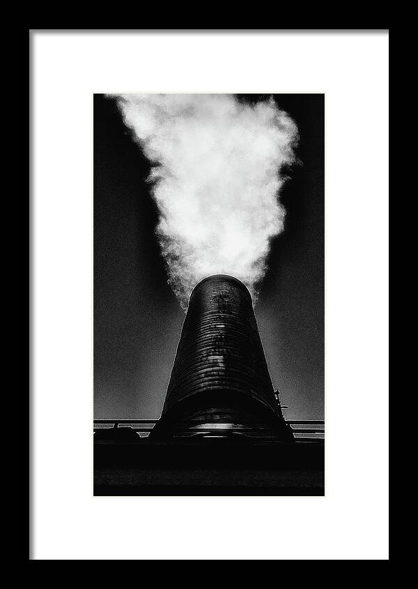 Newel Hunter Framed Print featuring the photograph Smokestack by Newel Hunter