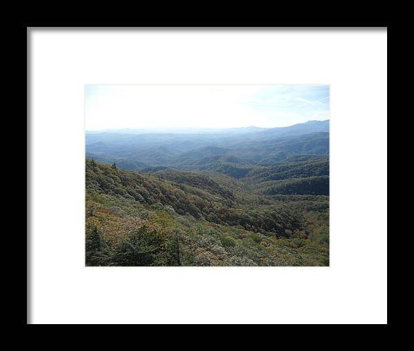 Smoky Mountains Framed Print featuring the photograph Smokies 20 by Val Oconnor