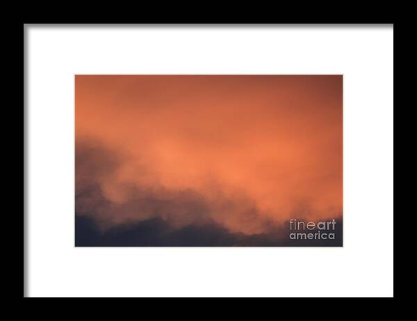 Clouds Framed Print featuring the photograph Smokey Clouds by Jennifer E Doll