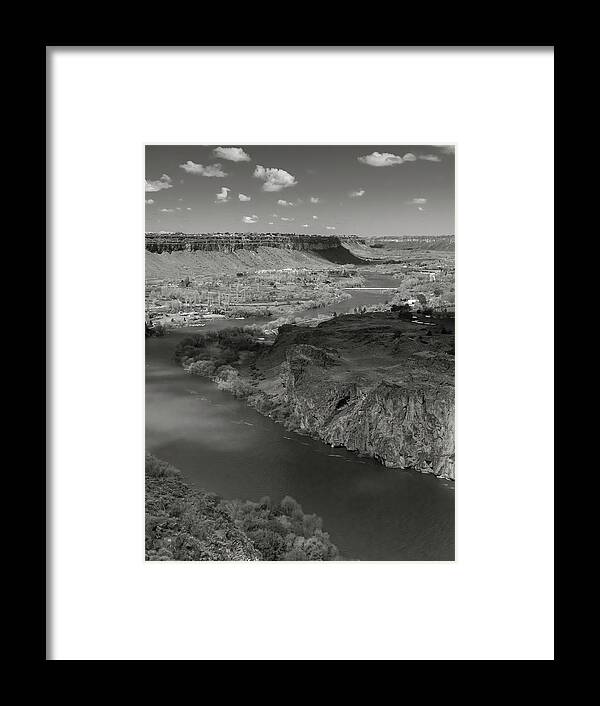 5dmkiv Framed Print featuring the photograph Snake River at Twin Falls by Mark Mille
