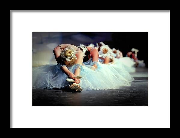 Ballet Photography Framed Print featuring the photograph Snow Corps by Dave Koch