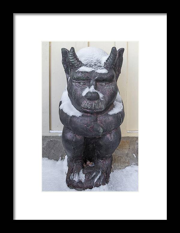 Chimera Framed Print featuring the photograph Snow Covered Chimera by D K Wall