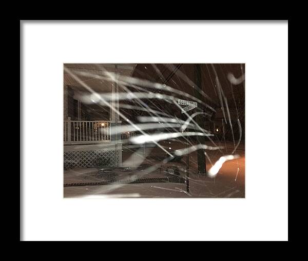 Milton Framed Print featuring the photograph Snow on Coulter by Leslie Byrne