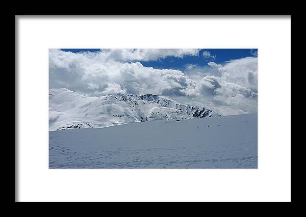 Snow Framed Print featuring the photograph Snow on Independence Pass by William Slider