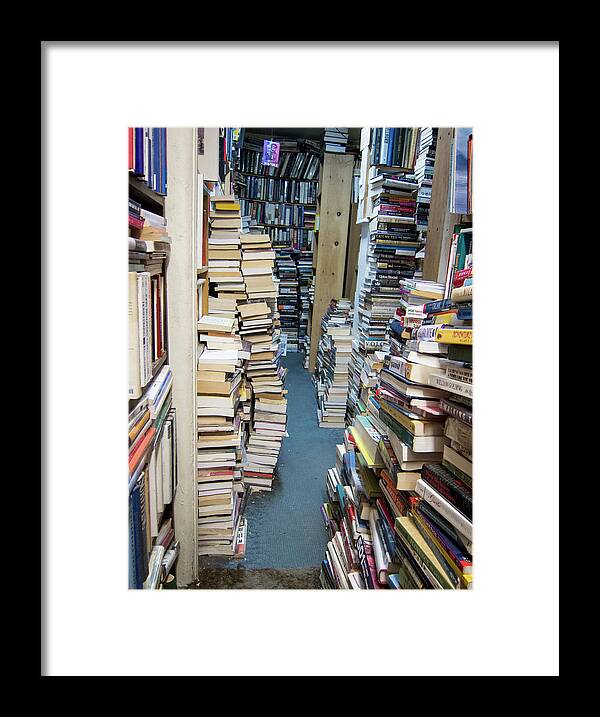 Book Framed Print featuring the photograph So Many Books by Mary Lee Dereske