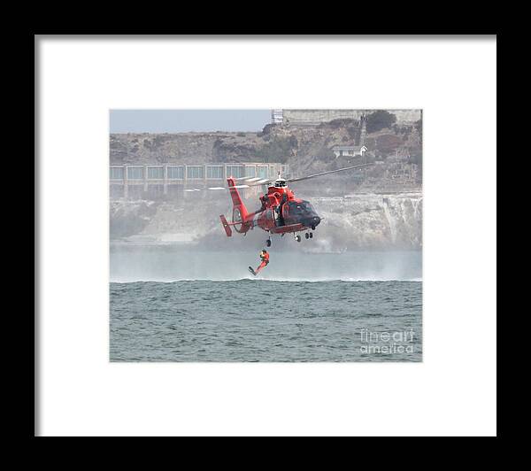 Uscg Framed Print featuring the photograph So Others May Live by Alex Esguerra