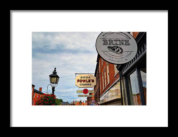Signs Framed Print featuring the photograph Soda Cigars and Brine by Matt Swinden