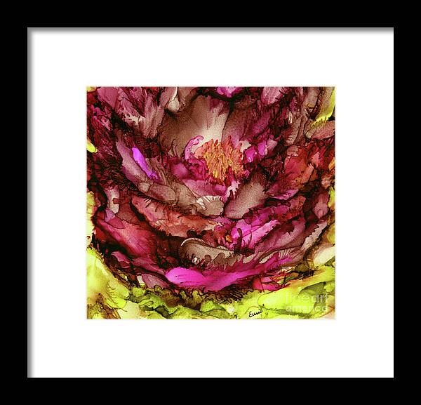 Soft Framed Print featuring the painting Soft as a Feather by Eunice Warfel