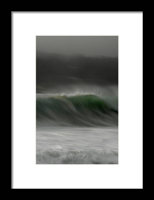 Ocean Framed Print featuring the photograph Soft Curl by Donna Blackhall