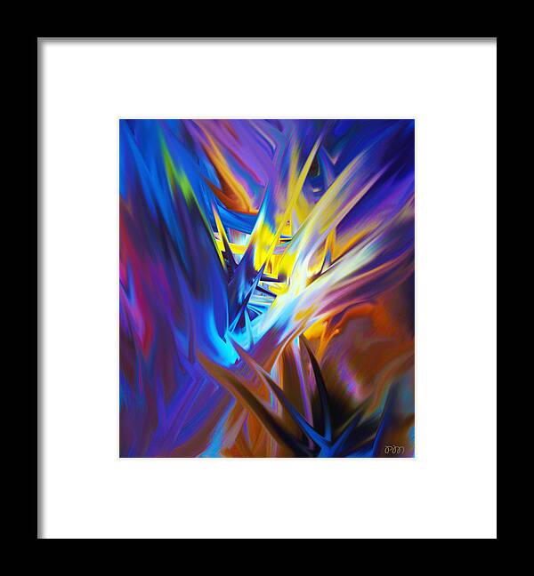 Soft Scape Original Contemporary Framed Print featuring the digital art Soft Reality 978 by Phillip Mossbarger