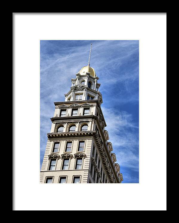 Sohmer Piano Building Framed Print featuring the photograph Sohmer Piano Building by Cate Franklyn