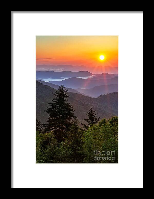 Hawksbill Mountain Framed Print featuring the photograph Solar by Anthony Heflin