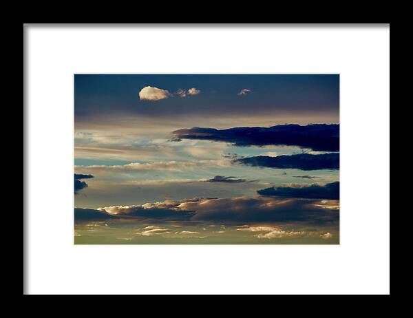 Cloud Framed Print featuring the photograph Solstice Sky One by Modern Art