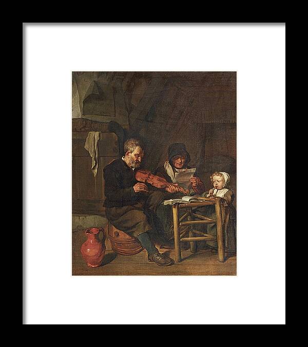 Music Framed Print featuring the painting Solutions So Old by Celestial Images