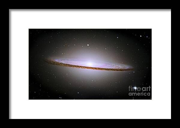 Sombrero Framed Print featuring the photograph Sombrero galaxy by Nicholas Burningham