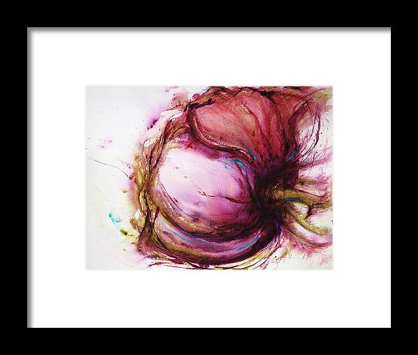 Rose Framed Print featuring the painting Some like Flowers Rose by Petra Rau