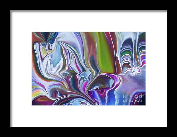 Abstract Art Framed Print featuring the photograph Someone is Smiling by Patti Schulze