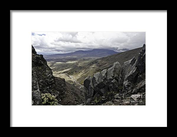 Rocks Framed Print featuring the photograph Somewhere in New Zealand by Yurix Sardinelly