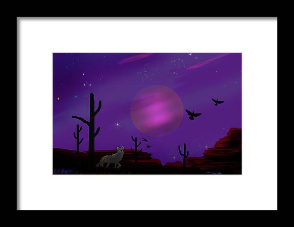 Sonoran Framed Print featuring the photograph Sonoran Lucid Dream by J Griff Griffin