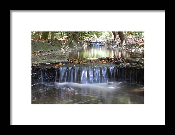 Water Framed Print featuring the photograph Soothing Waters by Amy Fose