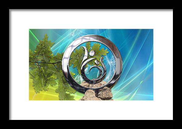 Heal Framed Print featuring the mixed media Sounds Of Silence by Marvin Blaine