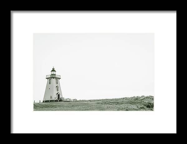 Explorecanada Framed Print featuring the photograph Souris East Lighthouse by Chris Bordeleau