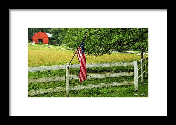 Farm Framed Print featuring the photograph South Anne Arundel by Walt Baker