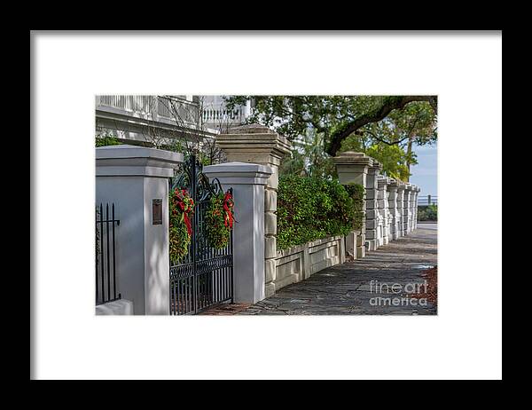 4 Framed Print featuring the photograph South Battery Stroll by Dale Powell