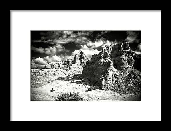 Usa Framed Print featuring the photograph South Dakota Badlands National Park by Roger Passman