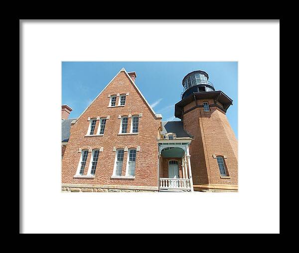 Lighthouse Framed Print featuring the photograph Southeast Light by Kathleen Moore Lutz