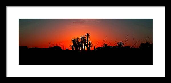 Sunset Framed Print featuring the photograph Southern Sunset by Ken Krolikowski